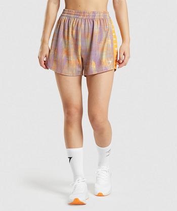 Dámské Šortky Gymshark Sportovní Loose Oranžové | CZ 3891SGL